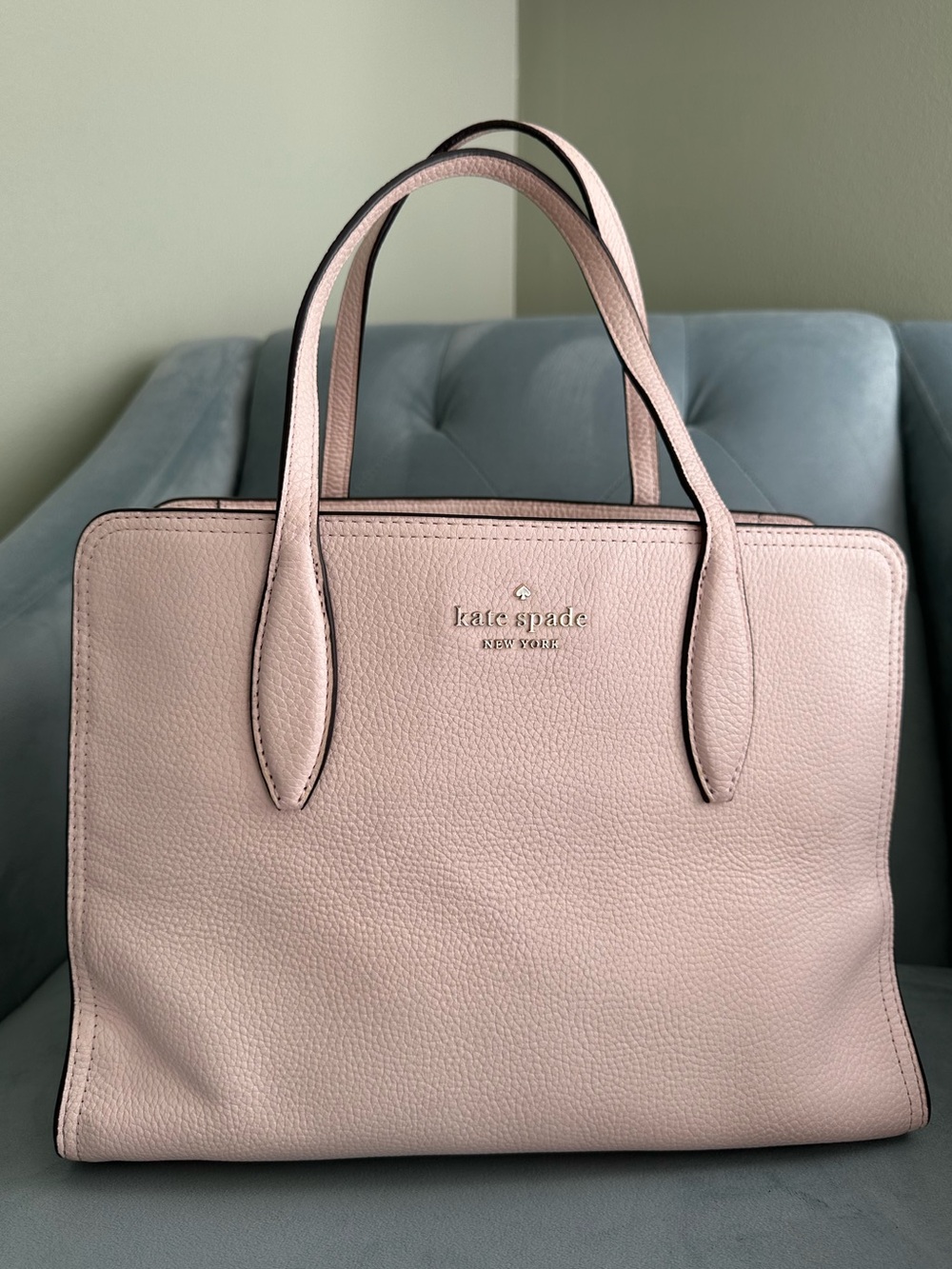 kate spade Blush Pink Pebbled Leather Tote (no strap)